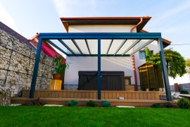 Aluminiowa pergola POLLUX ze szkłem
