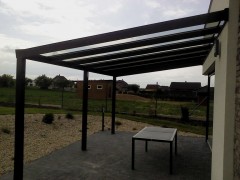 Pergola aluminiowa SOLAR ENERGO z fotowoltaiką i bez podłączenia do sieci, produkcja własna