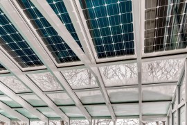 Pergola aluminiowa SOLAR ENERGO z fotowoltaiką i bez podłączenia do sieci, produkcja własna