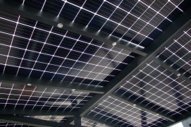 Aluminiowa wiata samochodowa SOLAR ENERGO z fotowoltaiką i bez podłączenia do sieci, produkcja własn