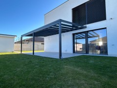 Aluminiowa pergola POLLUX ze szkłem