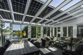 Ogród zimowy SOLAR ENERGO 8x4m z fotowoltaiką 6,08 kW + akumulator 6,2 kW