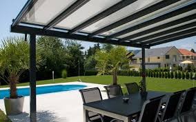 Aluminiowa pergola TERRADO z osłoną rolowaną