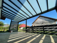 Pergola aluminiowa SOLAR ENERGO z fotowoltaiką i bez podłączenia do sieci, produkcja własna