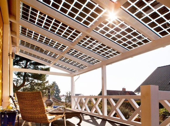 Aluminiowa pergola SOLAR ENERGO 6x4m z fotowoltaiką 4,56 kW + akumulator 6,2 kW i podłączeniem do si