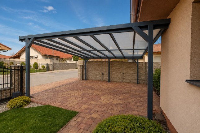 Aluminiowa pergola POLLUX ze szkłem