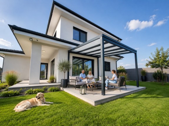Aluminiowa pergola samonośna POLLEX